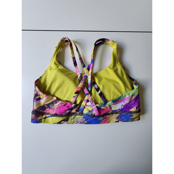 Lululemon Sports Bra Women's 12 Multicolor - Picture 2 of 6
